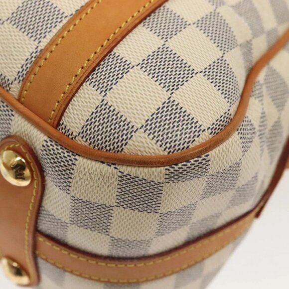 LOUIS VUITTON Damier Azur Stresa PM Tote Bag M51188 LV Auth 138702 - Picture 5 of 16